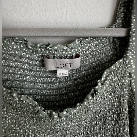 Ann Taylor Loft Smocked Top - Picture 2 of 3